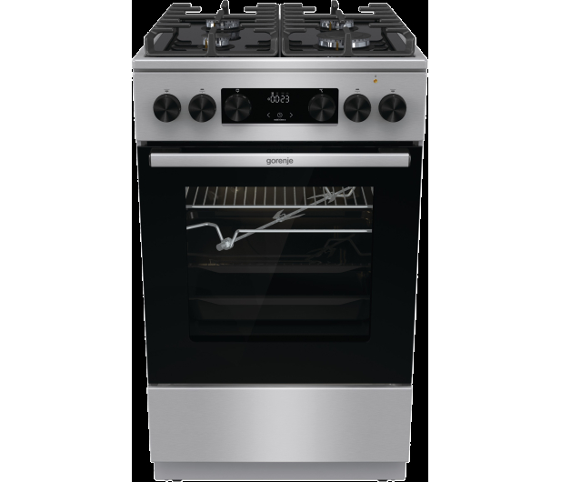 GORENJE GK5C65XV AirFry, Czyszczenie Parowe, MultiAir, GentleClose, Żeliwne Ruszty, 50cm - 1344793 - zdjęcie
